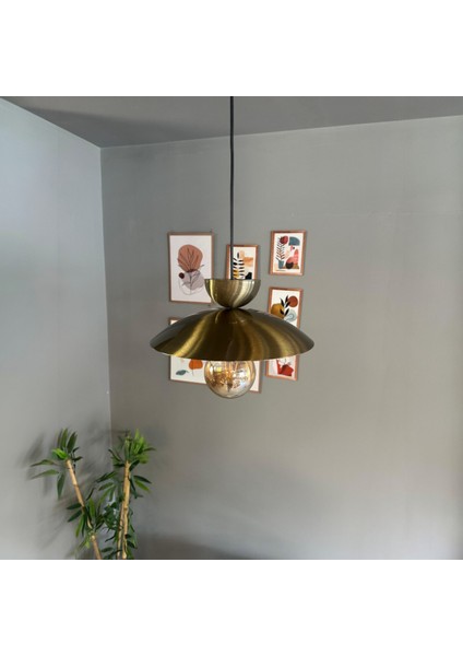 Bright Eskitme Şapka Başlık Avize Tekli Sarkıt Salon Kuaför Cafe Dekoratif Aydınlatma Pastane fırsatları