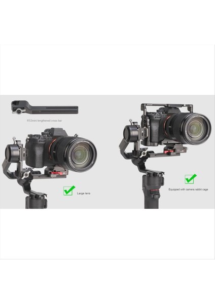 Rs3 Mini Sabitleyici Hızlı Çıkarma Montajlı Genişletilmiş Çapraz Çubuk Dikey Genişletme Aksesuarları (Yurt Dışından) indirimleri