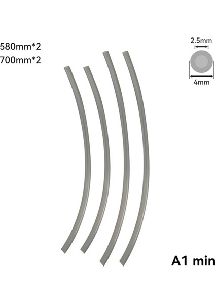 Ptfe Tüp Id 2.5mm Od 4mm Teflonto Boru Için 1.75MM 3D Yazıcı Için A1/a1 MINI/P1P/P1S/X1C 4m,a (Yurt Dışından)