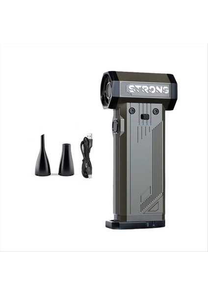 Üfleyici 130000 Rpm Fırçasız Motor Itiş Turbo Fan 8000MAH Güçlü Araba Grisi (Yurt Dışından)