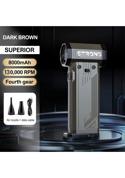 Üfleyici 130000 Rpm Fırçasız Motor Itiş Turbo Fan 8000MAH Güçlü Araba Grisi (Yurt Dışından) fiyatları