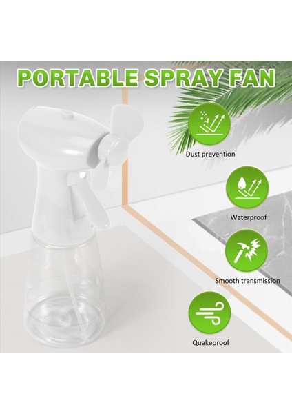 El Tipi Su Sisli Fan Mini Pil ile Çalışan Soğutmalı Dış Mekan Taşınabilir Beyaz (Yurt Dışından) fırsatları