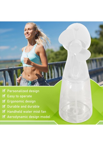 El Tipi Su Sisli Fan Mini Pil ile Çalışan Soğutmalı Dış Mekan Taşınabilir Beyaz (Yurt Dışından) indirimleri