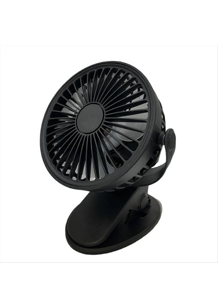 Döner Klipsli Fan, 3 Hız Ayarlı Taşınabilir Mini Fan, Ofis, Araba, Ev ve Seyahat Için Süper Sessiz Çalışma (Yurt Dışından)