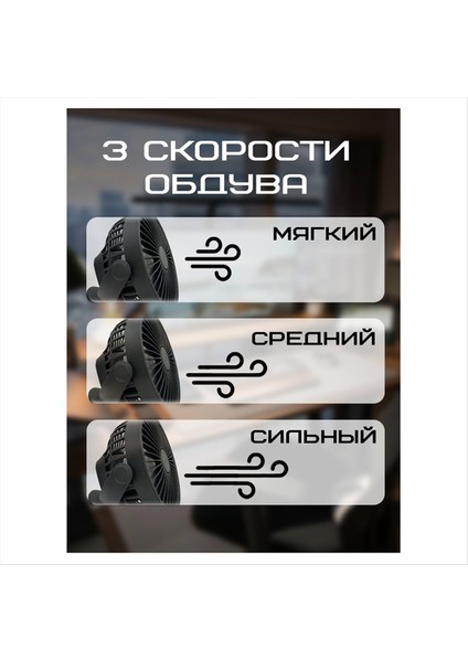 Döner Klipsli Fan, 3 Hız Ayarlı Taşınabilir Mini Fan, Ofis, Araba, Ev ve Seyahat Için Süper Sessiz Çalışma (Yurt Dışından) modelleri
