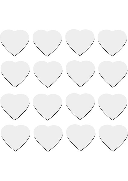 30 Adet Kalp Şeklinde Süblimasyon Mıknatıs Boşlukları Düğün Sevgililer Günü Buzdolabı Mıknatısları Aşk Duvar Kapı Dekorasyonu (Yurt Dışından)