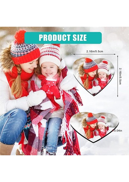 30 Adet Kalp Şeklinde Süblimasyon Mıknatıs Boşlukları Düğün Sevgililer Günü Buzdolabı Mıknatısları Aşk Duvar Kapı Dekorasyonu (Yurt Dışından) modelleri