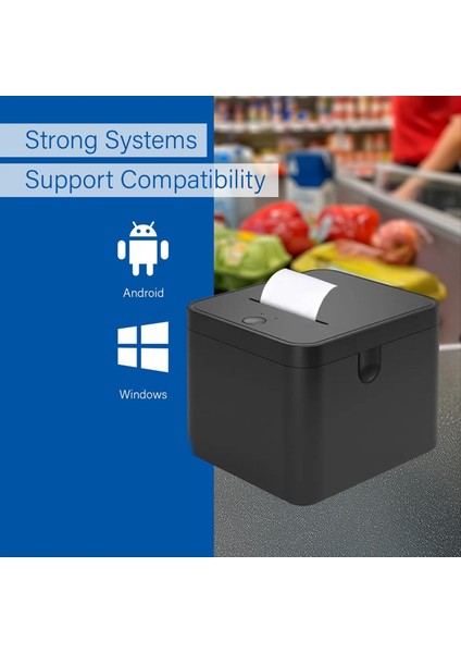 Termal Fiş Yazıcısı, Yüksek Hızlı 90MM/S, Usb/bt Bağlantısı, Esc/pos Uyumlu, //ıos/android Ab Fişi Için (Yurt Dışından) modelleri