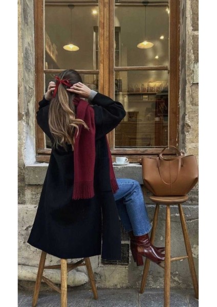 Puffy Yumuşak Dokulu Soft Atkı Omuz Şalı