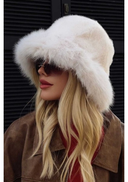 Viral Rus Kalpak Kürklü Pelüş Bere Şapka