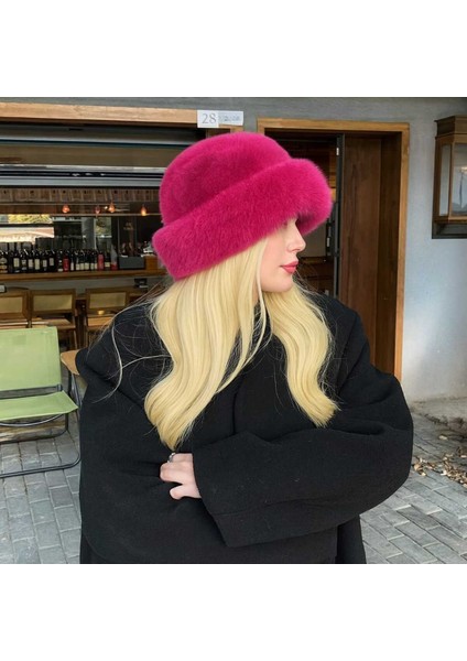 Viral Rus Kalpak Kürklü Pelüş Bere Şapka