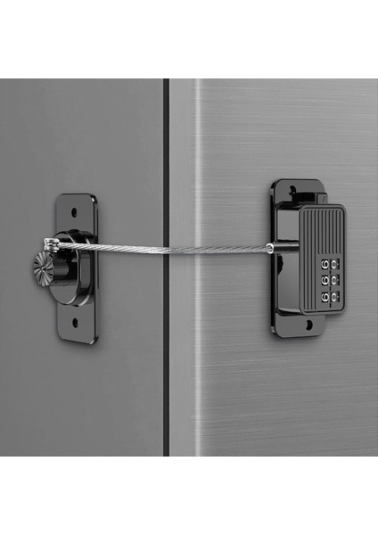 Buzdolabı Kilidi, Anahtarsız Tek Tıkla Erişimli Buzdolabı Kilidi, Özelleştirilebilir Şifre, Çocuk Güvenlik Şifreli Kilit Siyah (Yurt Dışından) fiyatları