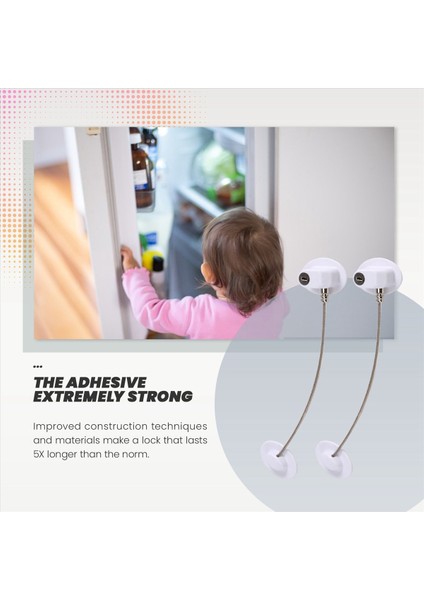 2 Adet Buzdolabı Kilidi, Çocuklar Için Buzdolabı Kilidi, Çocuklar Için Mini Kilitler, Dondurucu Kapısında Kullanılır (Yurt Dışından) fırsatları