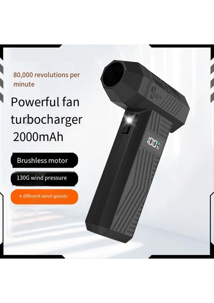 Güçlü Turbo Fan Yüksek Hızlı Şiddetli Güçlü Hava Üfleyici 55M/S Güç Kanalı Fırçasız (Yurt Dışından) fiyatları