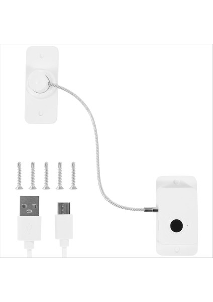 Parmak Izi Buzdolabı Kilidi, Çekmeceler, Bulaşık Makinesi, Tuvalet ve A Için Akıllı Buzdolabı Güvenlik Dolap Kilidi (Yurt Dışından)