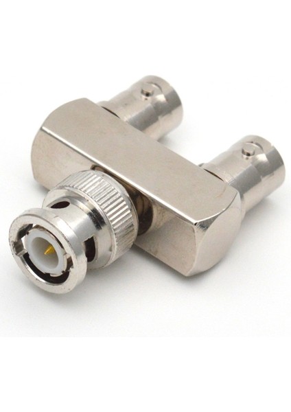 Saf Bakır Konnektör Bnc Üç Yollu Bir Erkek - Iki Dişi Y Tipi Bnc-Jkk Adaptörü (Yurt Dışından) modelleri