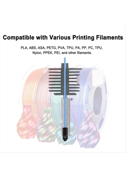 A1/a1 Mini, Ekstruder Hotend Yedek Mini 3D Yazıcılar Için 6 Adet 0,4 mm Sertleştirilmiş Çelik Nozul (Yurt Dışından) indirimleri