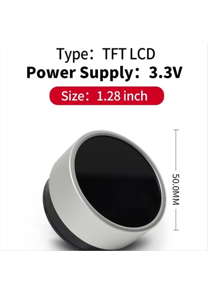 1,28 Inç 240X240 Yuvarlak Akıllı Ekran Seri Port IPS Tft LCD Modülü Yuvarlak Düğme Ekranı (Yurt Dışından) modelleri