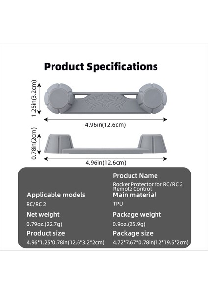 Rc/rc 2 Joystick Bağlantı Çubuğu Koruma Kapağı Mini 3/4 Pro Drone Aksesuarları Için Başparmak Çubuğu Tutucu (Yurt Dışından) modelleri