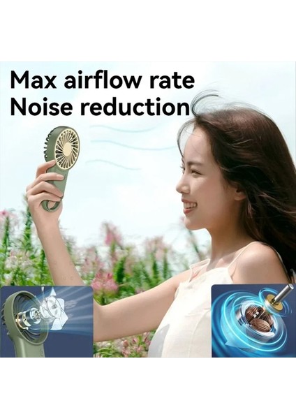 Katlanabilir El Tipi Vantilatör Taşınabilir Mini Masaüstü USB Şarjlı Dağcılık, Açık Hava, Ev Ofisi Için Uygun (Yurt Dışından) fırsatları