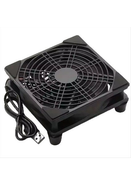 120MM Fan Yönlendirici Soğutma Kendin Yap Bilgisayar Soğutucu Kutusu Tv Kablosuz Sessiz Dc 5V Güç USB 12CM Vidalı Koruyucu Ağ (Yurt Dışından)