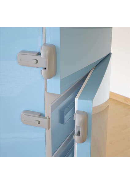 4 Adet Güvenli Buzdolabı Kilidi, Çocuklara Karşı Korumalı Buzdolabı Dondurucu Kapısı, Sızdırmazlık Şeritleriyle Buzdolaplarını Korur Gri (Yurt Dışından) indirimleri