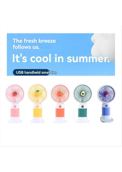 Mini USB El Tipi Vantilatör Çok Fonksiyonlu Masaüstü Standlı Elektrikli Öğrenciler Açık Hava Taşınabilir Küçük B (Yurt Dışından) modelleri