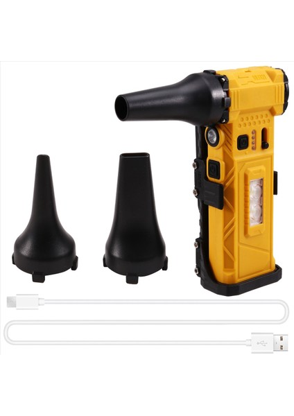 El Tipi Işıklı Fan 110000 Rpm Ayarlanabilir Hız Saç Kurutma Makinesi Elektrikli Süpürge Hava Toz Üfleyici Fırçasız Motor B (Yurt Dışından) fiyatları