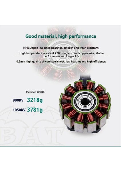 Surpasshobby Bat 3115 Fırçasız Motor 1050KV Drone Fpv Yarış Parçaları Dıy Aksesuarları (Yurt Dışından) modelleri