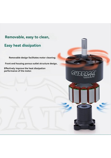 Surpasshobby Bat 3115 Fırçasız Motor 1050KV Drone Fpv Yarış Parçaları Dıy Aksesuarları (Yurt Dışından) indirimleri