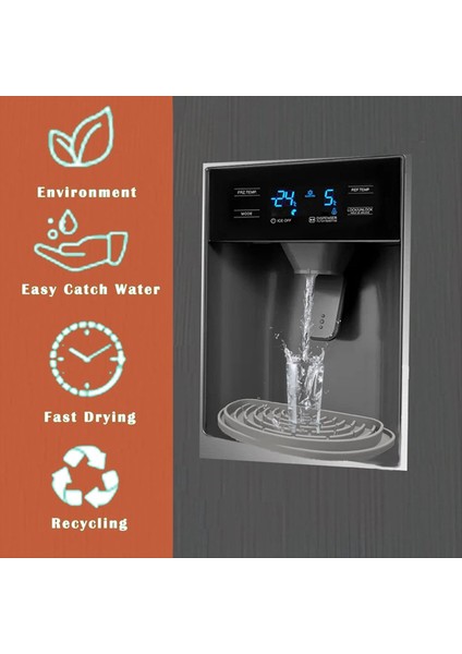 2 Adet Buzdolabı Damlama Tutucu Tepsi Mini Buzdolabı Su Sebili Silikon Dökülme Pedi (Yurt Dışından) modelleri