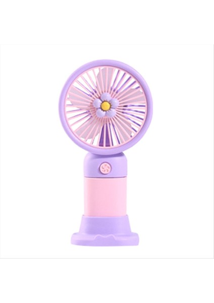 2'si 1 Arada Sevimli Vantilatörlü Telefon Standı, Güçlü Hava Akışı ve Yaz Aylarında Film Izlemek Için Istikrarlı Destek ile Taşınabilir (Yurt Dışından)