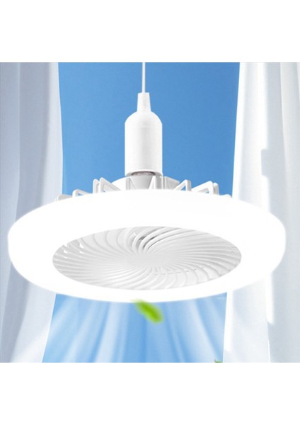 2 Adet Tavan Vantilatörü Işıklı, E27 Kapalı Düşük Işık Elektrikli Fandelier Uzaktan Kumandalı Üç Renk (Yurt Dışından) fiyatları