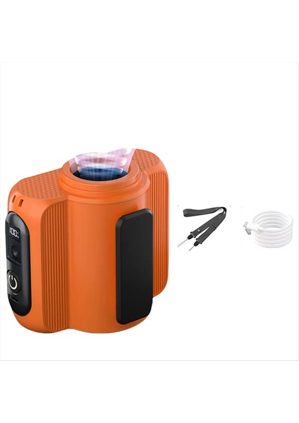 Bel Klipsi Fan Taşınabilir Mini Askılı Boyun Şarj Edilebilir 100 Hız Şantiyeler, Ev Dış Mekan Aktiviteleri Için (Yurt Dışından)