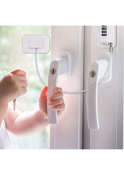 6 Parça Buzdolabı Kilidi Dondurucu Buzdolabı Kapısı Kombinasyonu Çocuk Güvenlik Kilidi Dolap Çekmecesi (Beyaz) (Yurt Dışından) indirimleri