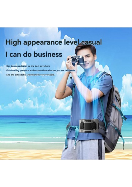 Uzun Pil Ömrü ile Belden Asılı Vantilatör Açık Hava Kampı Güçlü Gücü Taşınabilir Mini (Yurt Dışından) fiyatları