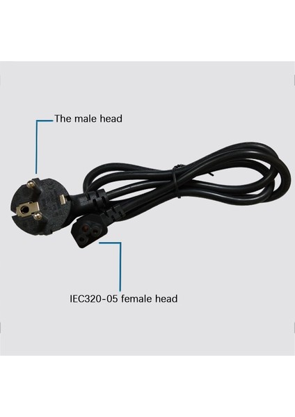 Ab Fiş 2 Pin-4,8 mm - C5 90 Derece/açılı Kablo Güç Kablosu Kablosu Pc Monitör (Yurt Dışından) fırsatları
