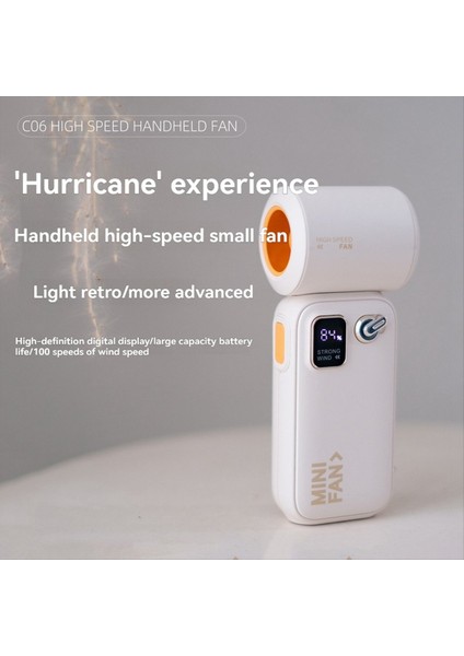 Dijital Yüksek Hızlı Küçük Taşınabilir El Tipi Vantilatör Yüksek Hızı Şiddeti (Yurt Dışından) indirimleri