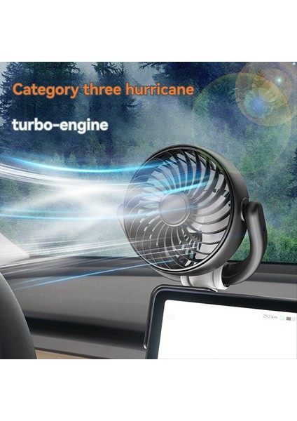 Araç Gösterge Paneli Için Elektrikli Soğutma Fanı Düşük Gürültü Seviyesi Kamyon Suv Güçlü 360° Dönebilen Araç (Yurt Dışından) fiyatları