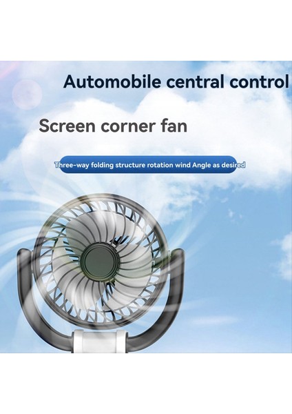 Araç Gösterge Paneli Için Elektrikli Soğutma Fanı Düşük Gürültü Seviyesi Kamyon Suv Güçlü 360° Dönebilen Araç (Yurt Dışından) indirimleri