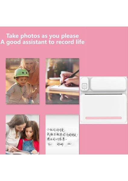 C19 Taşınabilir Termal Fotoğraf Cep Etiketi Yazıcısı 58MM Baskı Kablosuz Bluetooth Android Ios (Yurt Dışından) modelleri