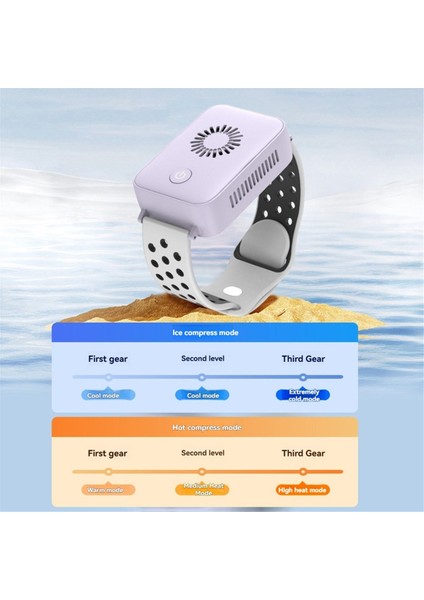 Mini Saat Fan Isıtma Soğutma Klima Bilezik Yarı Iletken Soğutma USB Taşınabilir B (Yurt Dışından) fırsatları