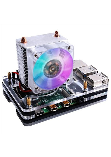 Buz Kulesi Soğutucu Cpu Fanı, Fan Isı Emici Parlama Rgb Borusu ile 3x Kasa (Yurt Dışından) fiyatları