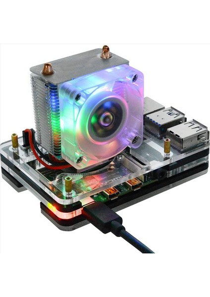 Buz Kulesi Soğutucu Cpu Fanı, Fan Isı Emici Parlama Rgb Borusu ile 3x Kasa (Yurt Dışından) modelleri