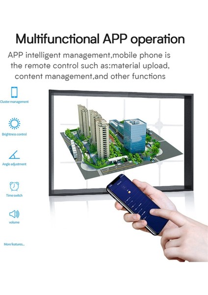 Wifi 3D Hologram Fan Projektörü 2000X224 Çözünürlük 224 LED Boncuk Sınırsız Görüntüler Ticari Reklamcılık Için Ingiltere Fişi (Yurt Dışından) indirimleri