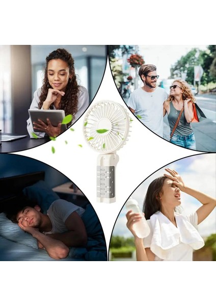 Klipsli Fan Şarj Edilebilir Ayarlanabilir Katlanabilir Kişisel Taşınabilir 3 Hızlı El Tipi Soğutucu Küçük Soğutma Aksesuarları A (Yurt Dışından) fiyatları