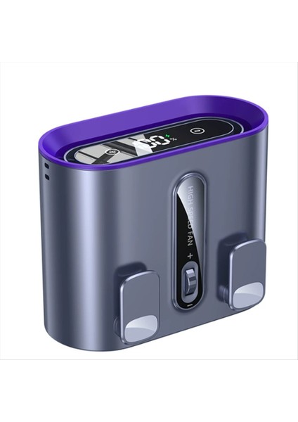 Bel Askılı Vantilatör 6000MAH Taşınabilir Klipsli Yüksek Hızlı Çift Kanallı Boyun Masaüstü Elektrikli A (Yurt Dışından)