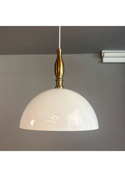 Yimpi Beyaz Avize Eskitme Biblo Başlık Tekli Sarkıt Salon Mutfak Kuaför Cafe Lamba Dekoratif fırsatları