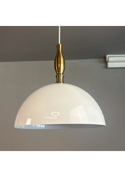 Yimpi Beyaz Avize Eskitme Biblo Başlık Tekli Sarkıt Salon Mutfak Kuaför Cafe Lamba Dekoratif indirimleri