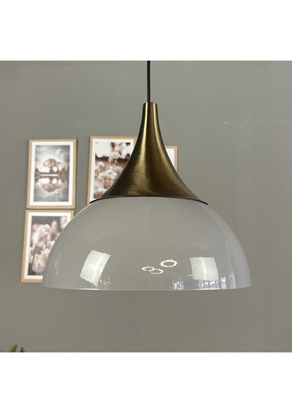 Yimpi Gri Avize Tekli Sarkıt Eskitme Kubbe Başlık Salon Mutfak Kuaför Dekoratif Aydınlatma fırsatları